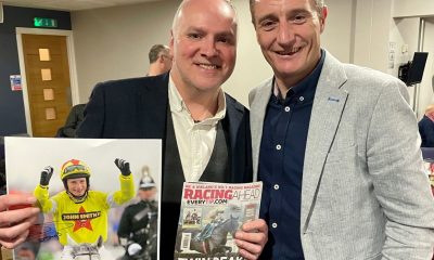Daryl Jacob and the Racing Ahead magazine