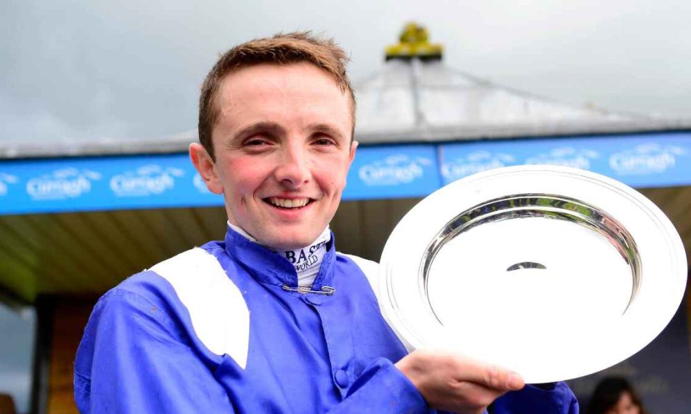 Jockey Chris Hayes in the Shadwell silks