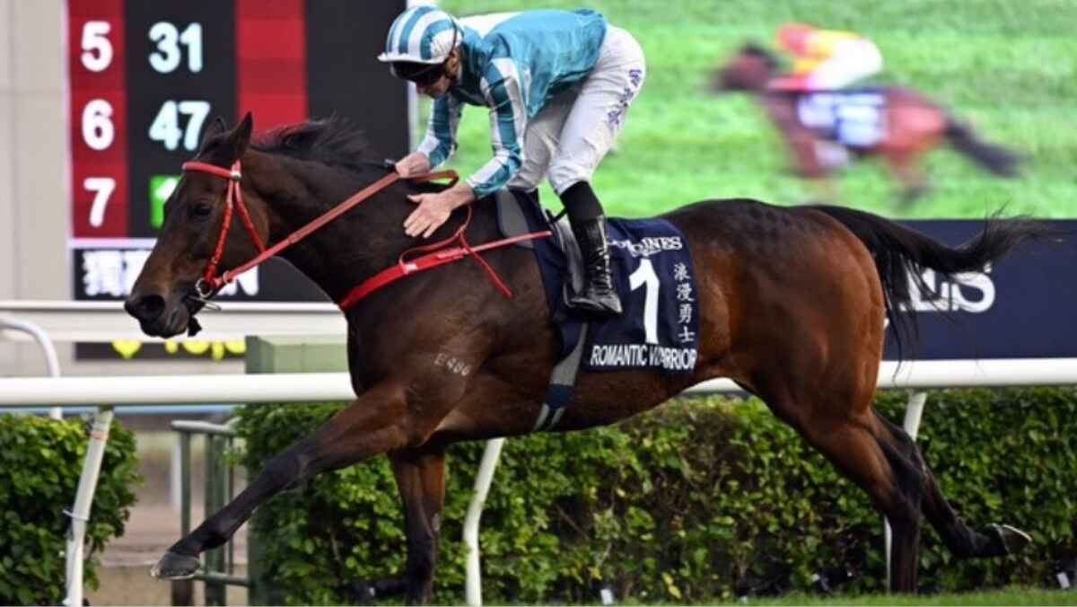 Romantic Warrior wins the Hong Kong Cup