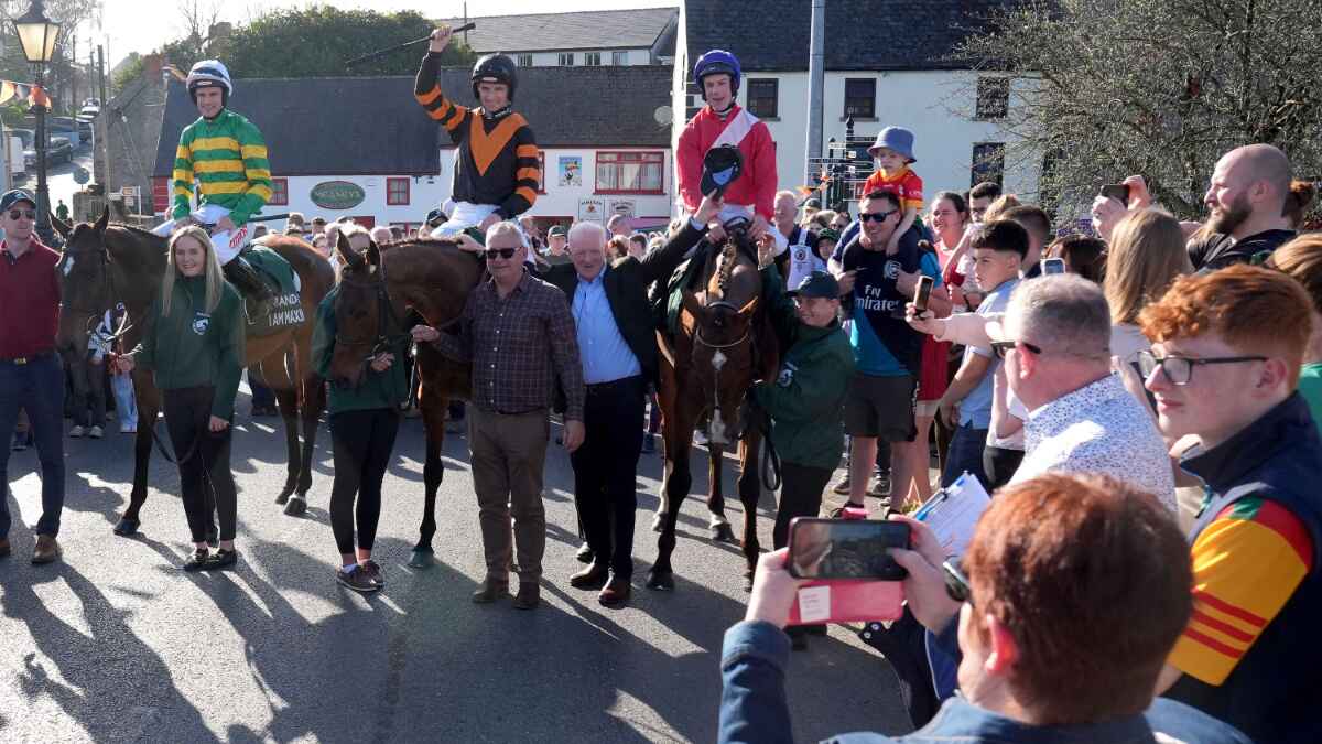 From left to right, I Am Maximus, Nick Rockett and Grangeclare West