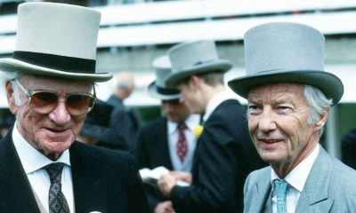 Sir Peter O’Sullevan and Lester Piggott at Ascot in 2000