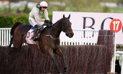 Gaelic Warrior ridden by Paul Townend on their way to winning the Boodles Cheltenham Gold Cup Chase on day four of the 2026 Cheltenham Festival at Cheltenham Racecourse.