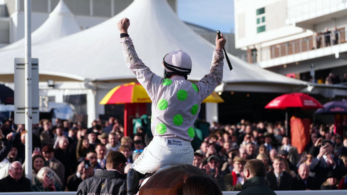 Paul Townend celebrates