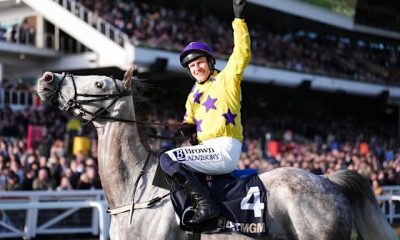 Paul Townend and Il Eait Temps after the Champion Chase at the Cheltenham Festival