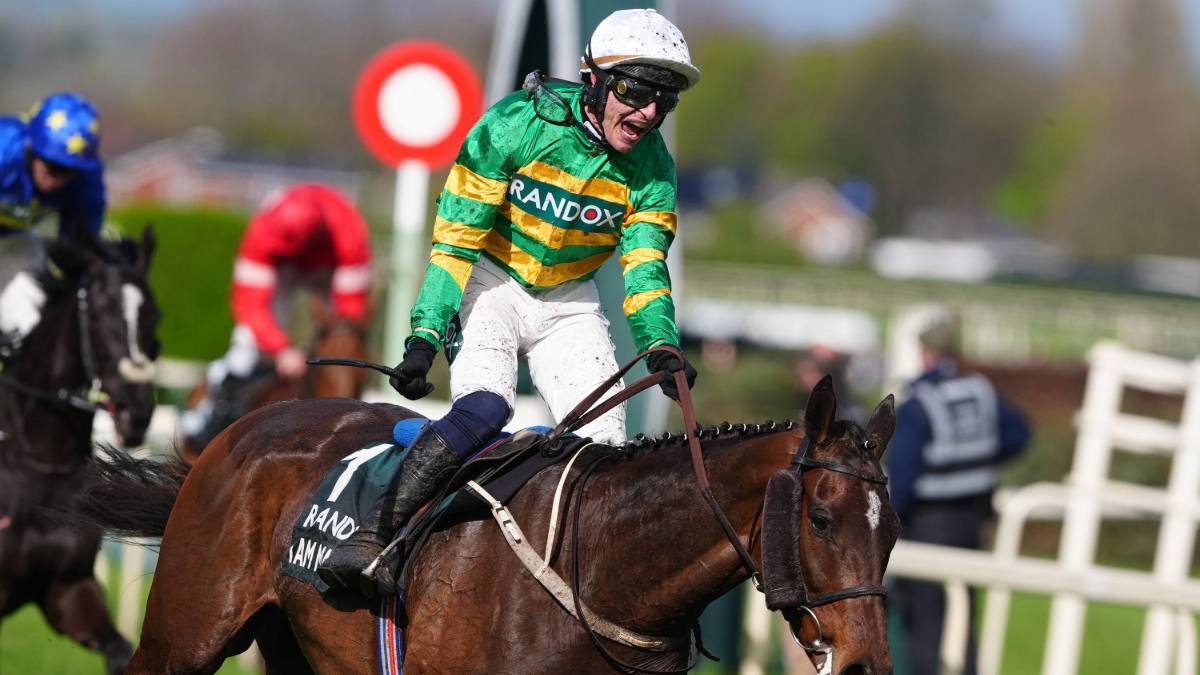 I Am Maximus ridden by Paul Townend, after winning the Randox Grand National
