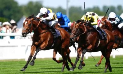 Docklands beating Rosallion in the Queen Anne Stakes Royal Ascot