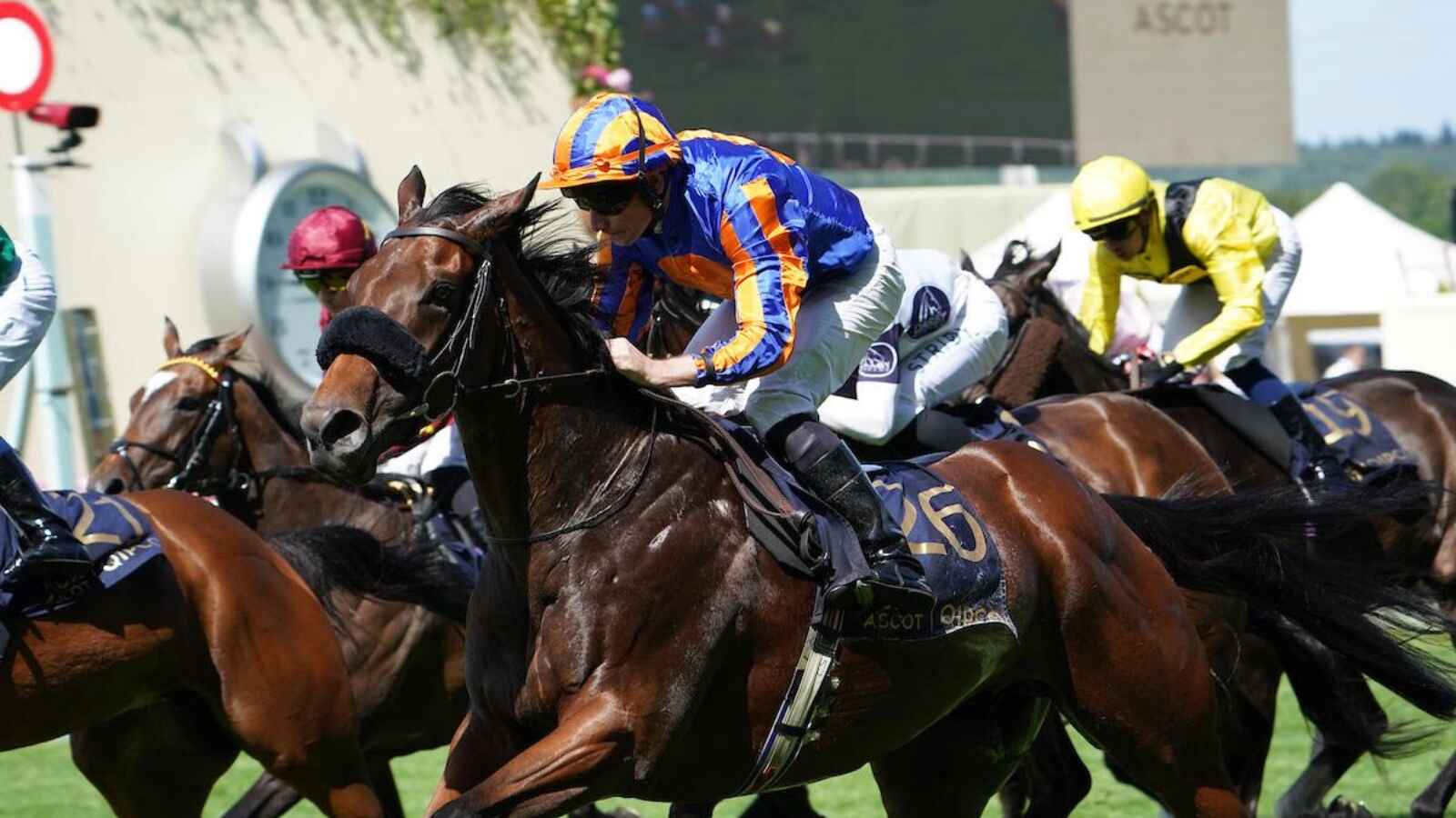 Mission Central and Ryan Moore win the King Charles III Stakes (credit Megan Rose Photography)