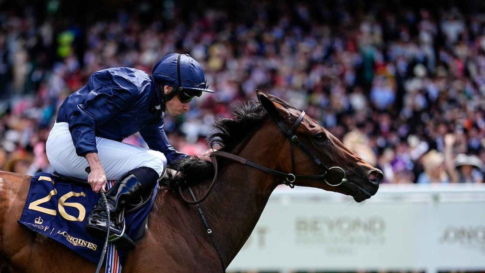 Victorious wins the Queen Mary Stakes (credit Megan Rose Photography)