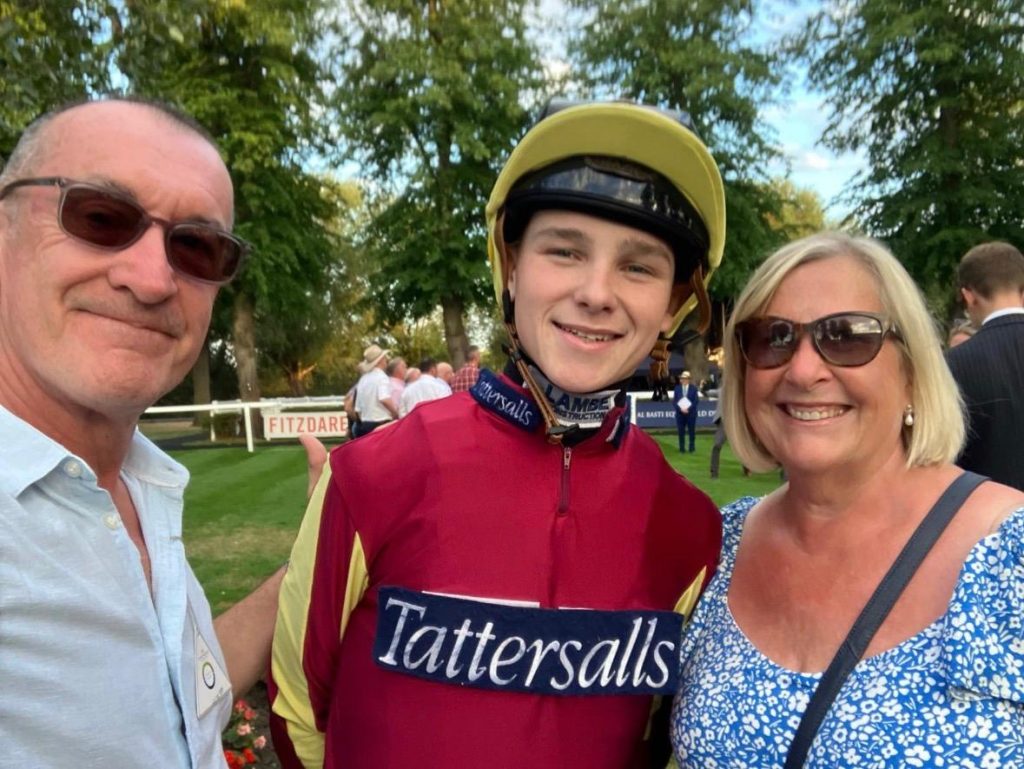 Syndicate Members with jockey Billy Loughnane
