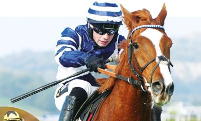 Celtic Dino ridden by Dylan Johnston winning Welsh Champion Hurdle
