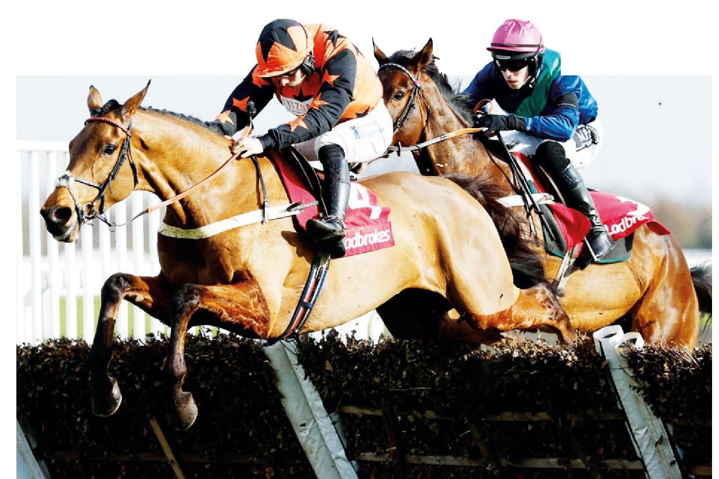 Mambonumberfive ridden by Ben Jones (left)